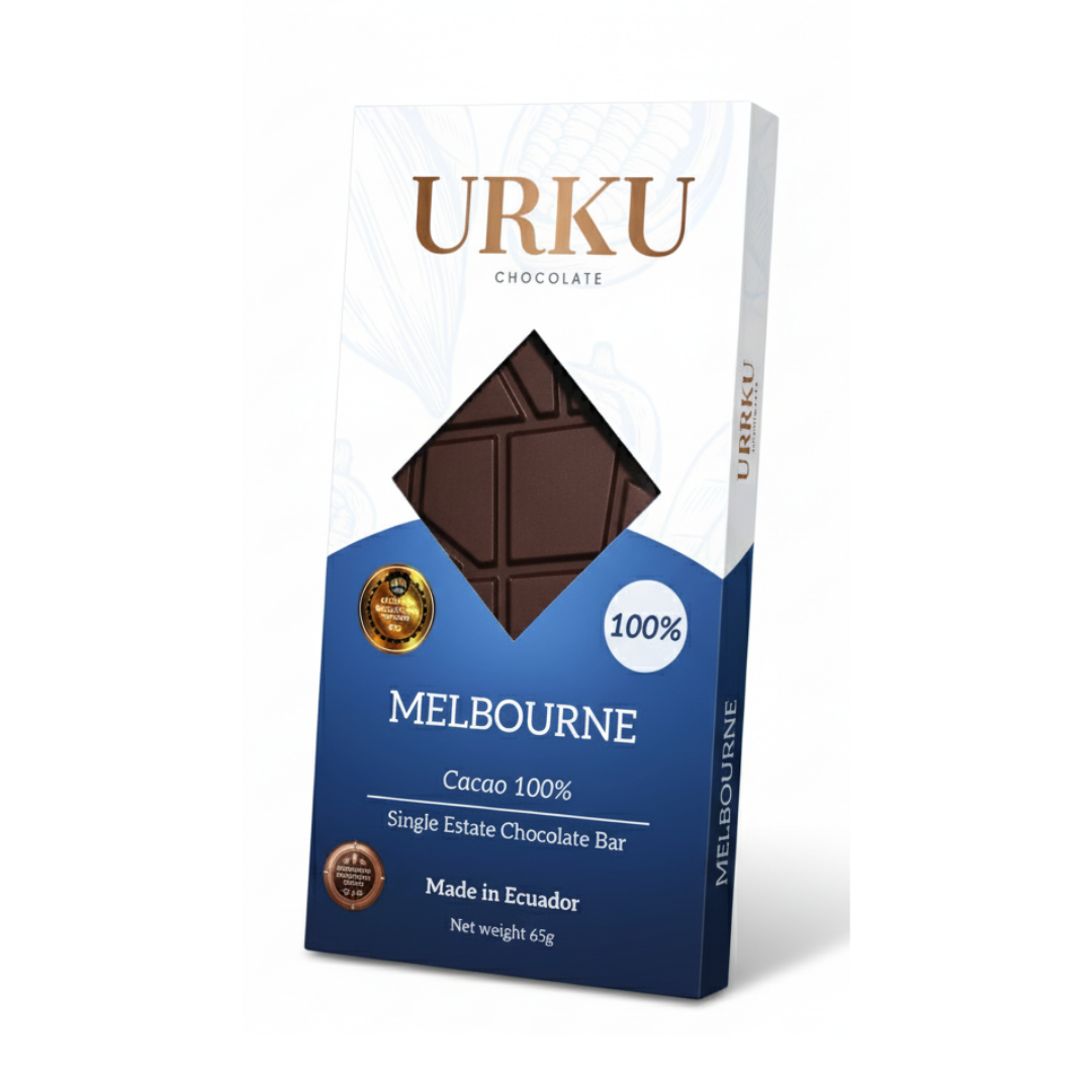 The URKU Melbourne Luxury Chocolate Pack, an award-winning vegan gift box.