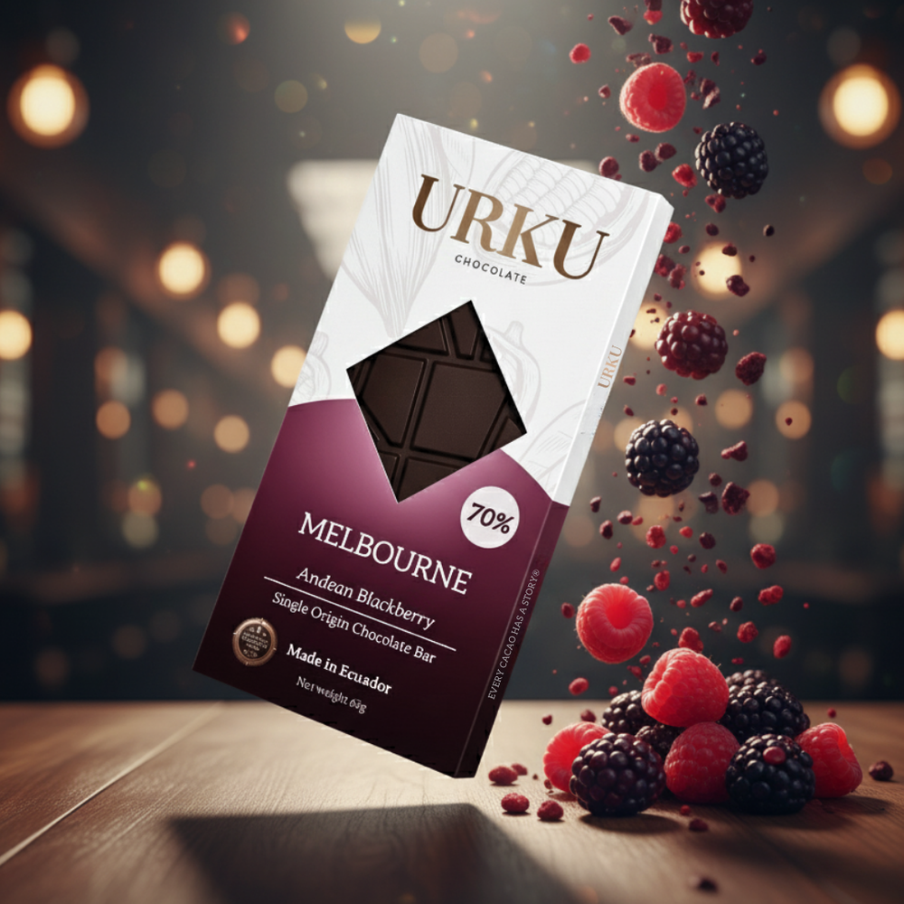 Luxury Melbourne Andean Blackberry bar packaging Spring Collection 2025