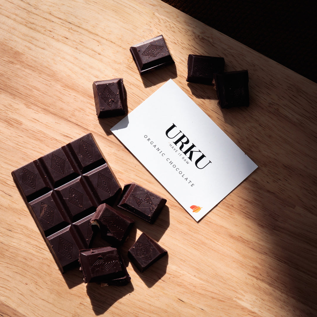 Urku Organic Chocolate Presentation Card